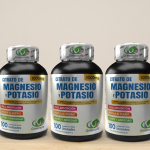 Citrato de Magnesio + Potasio x3 – Equilibrio Mineral Diario ⚖️